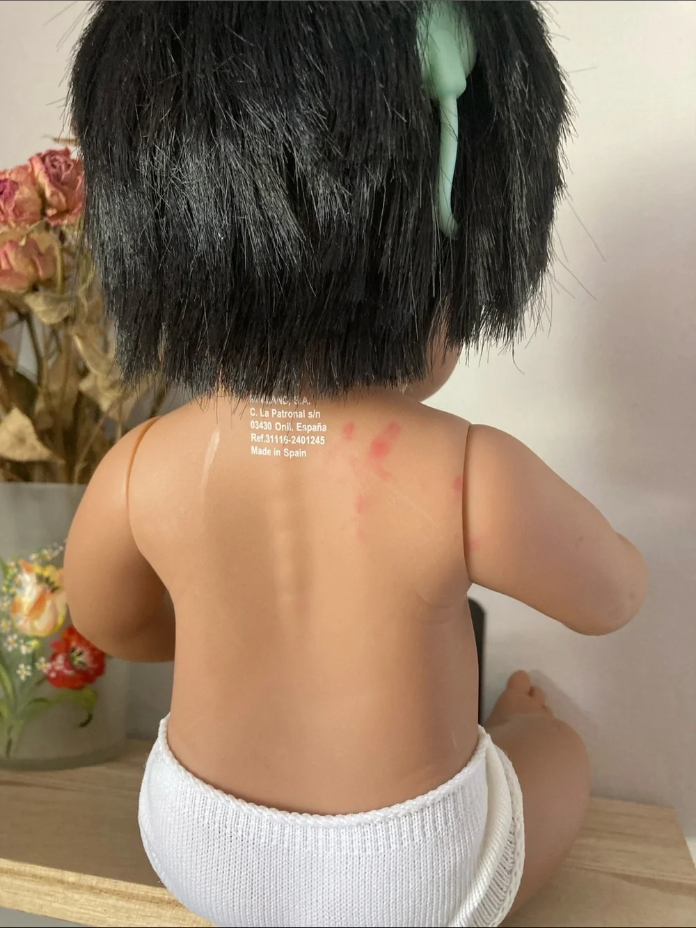 Miniland Anatomically Correct Hispanic Boy 15in Doll Cochlear Implant